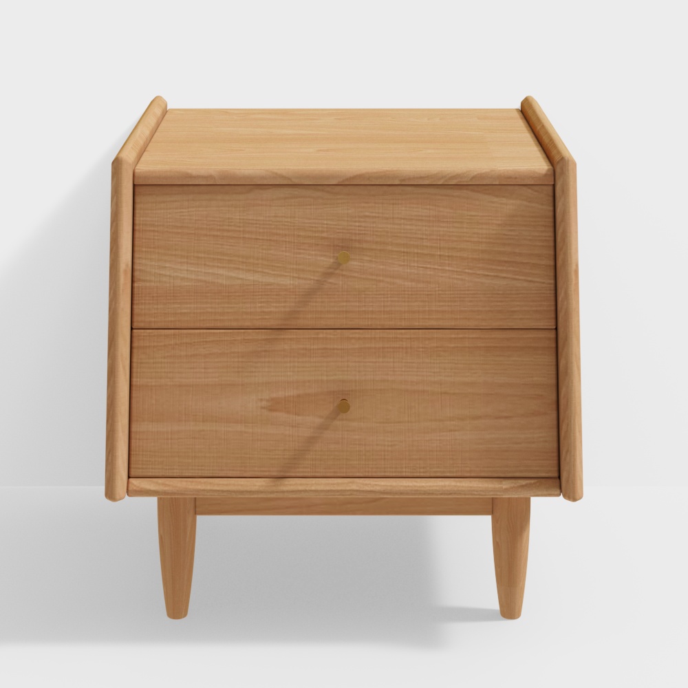 Bàn đầu giường gỗ anh đào