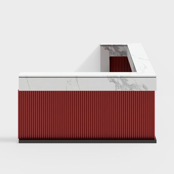 Urban Oasis Reception Desk 3D model