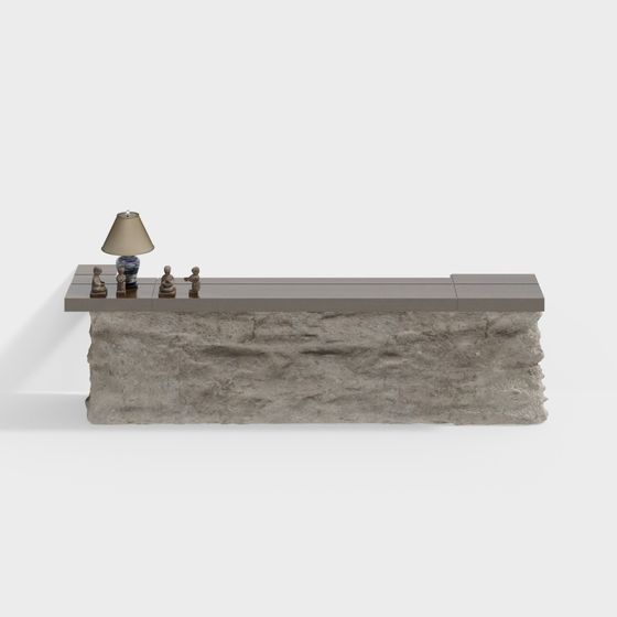 Urban Stone Table 3D model