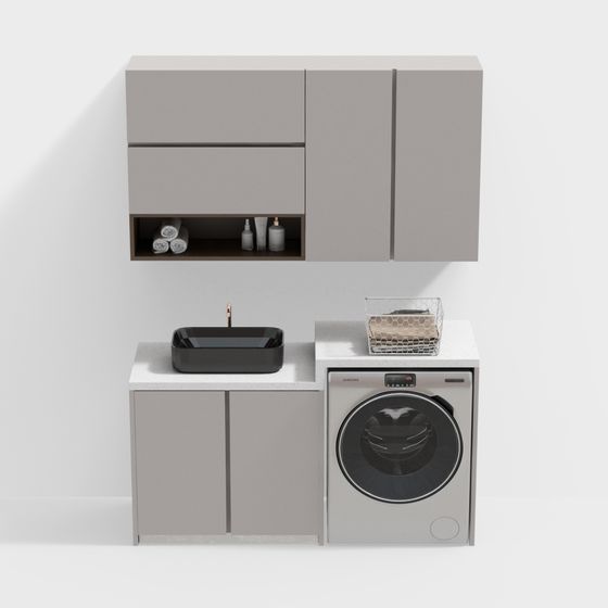 Laundry Room Oasis 3D model
