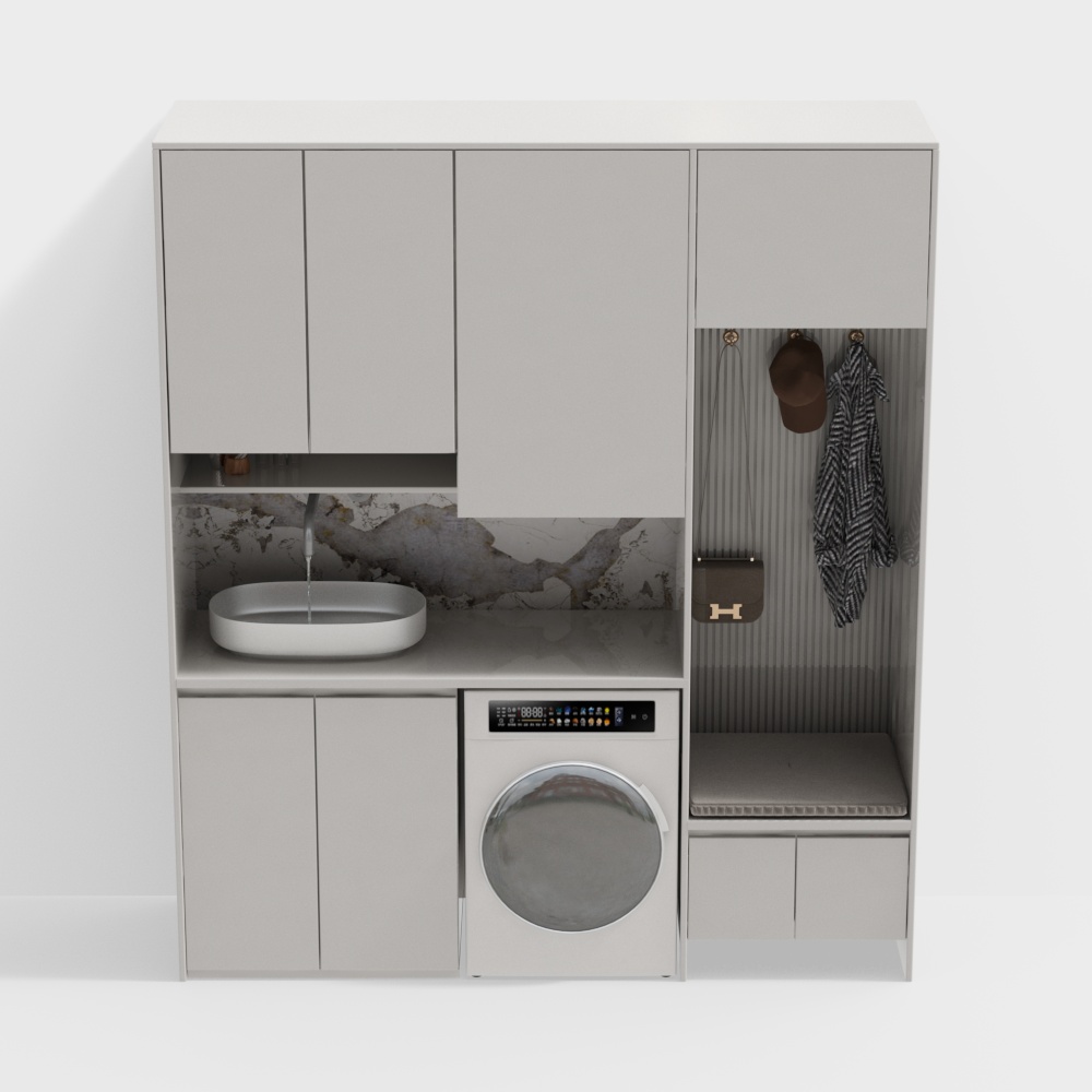 Modern balcony cabinet