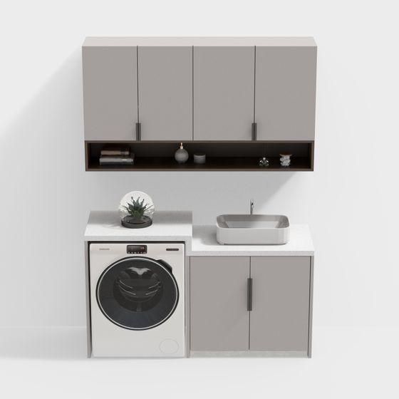Laundry Room Oasis 3D model