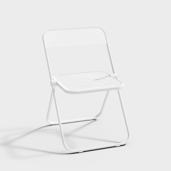 Minimalist Folding Chair 3D model