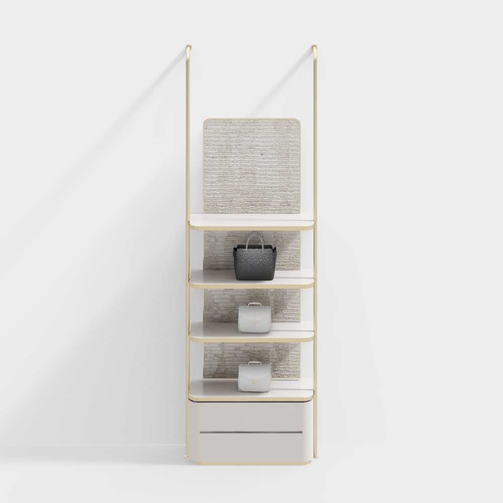 Luggage store display rack