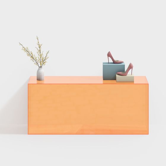 Neon Counter 3D model for Modern Aesthetics