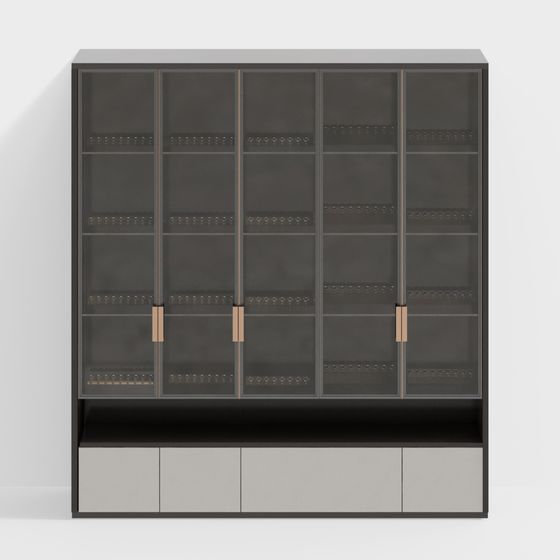 City Window Display Cabinet 3D model