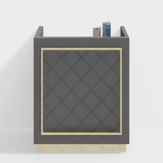 Urban Corner Display Cabinet 3D model for Creative Projects