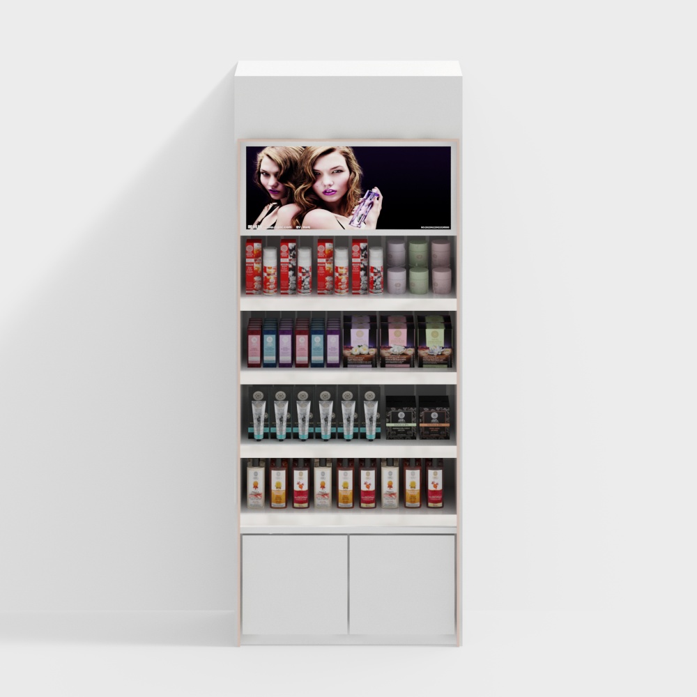 Vitrine de magasin de beauté