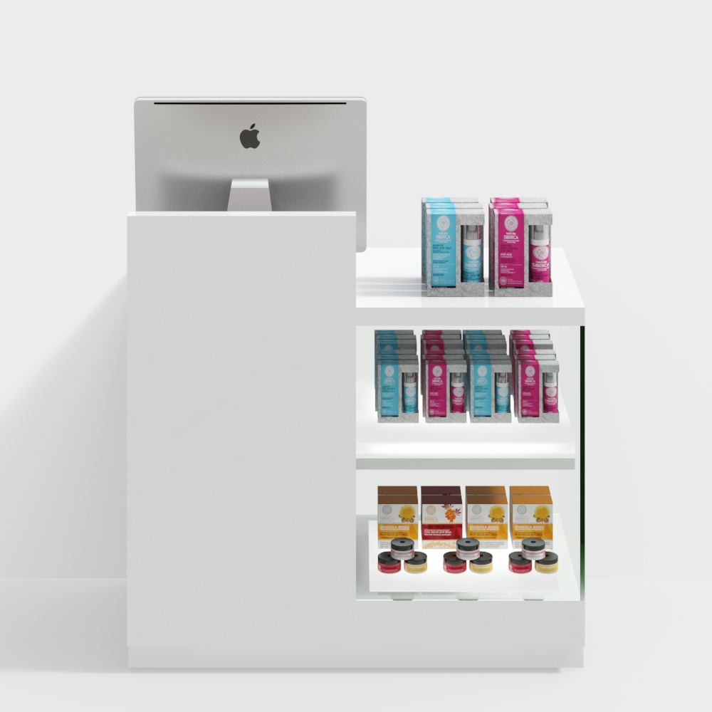 Beauty store cashier