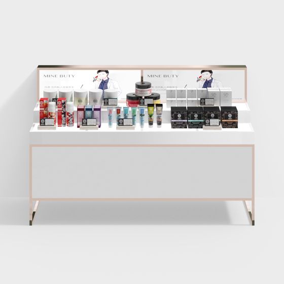 Beauty Showcase 3D model