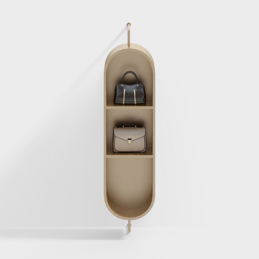 Luggage store display rack