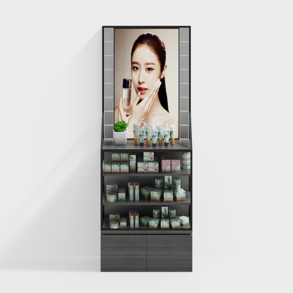 Beauty store showcase