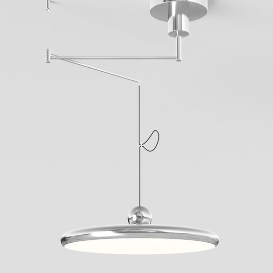 Unique Hanging Light Fixture 3D model