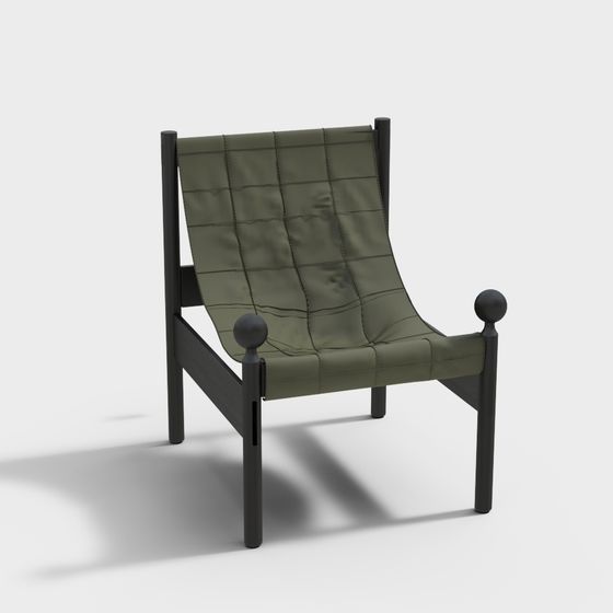 City Oasis Lounge Chair 3D model for Modern Spaces