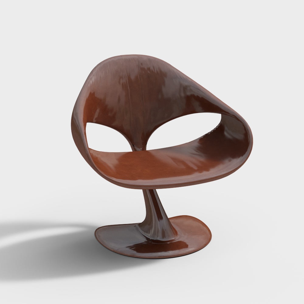 Modern Whale Tail Lounge Chair