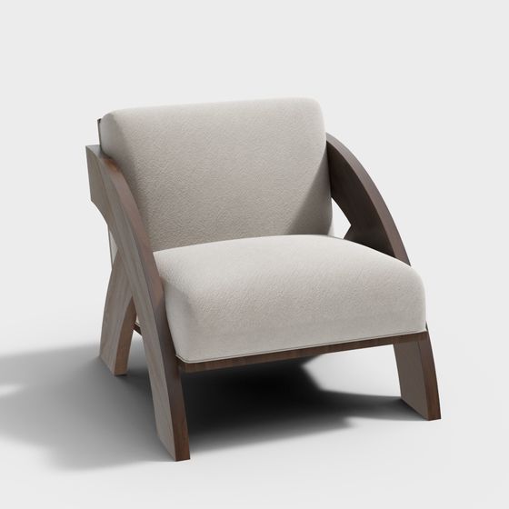 Cozy Lounge Chair 3D model