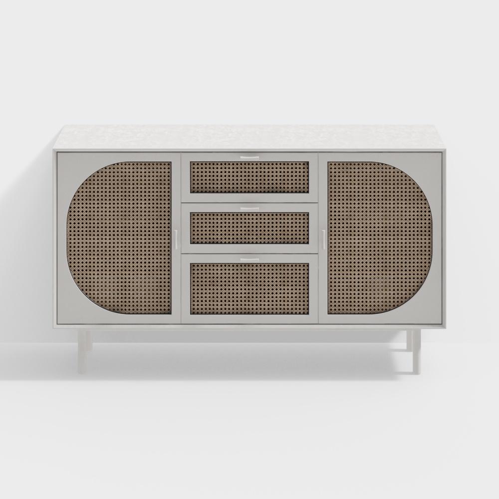 French Style Side Cabinet