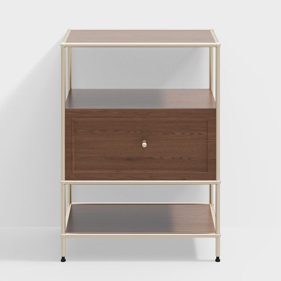 City Corner Side Cabinet 3D model