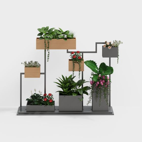 Hanging Garden 3D model for Contemporary Spaces