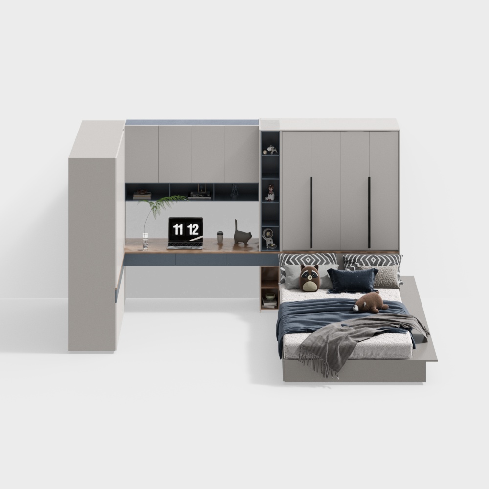 Modern tatami boy's room