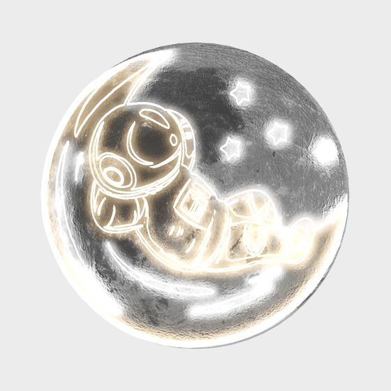 Astronaut on the Moon 3D model