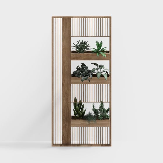 Vibrant Green Partition 3D model