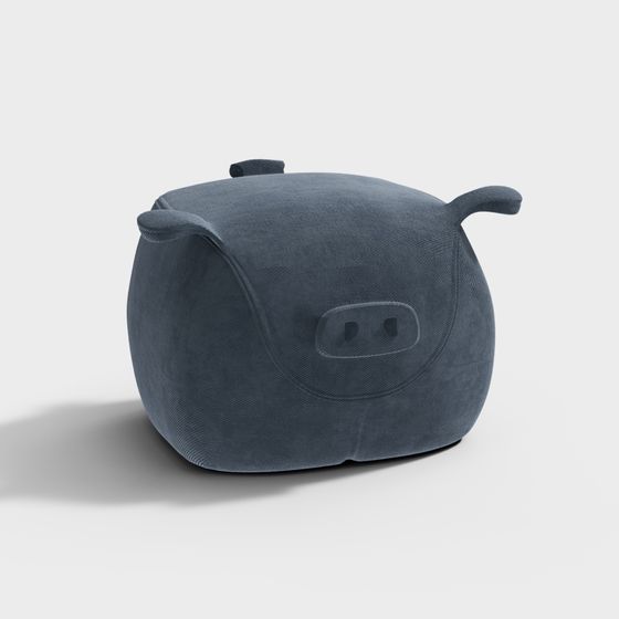 Cozy Piggy Low-Poly 3D Model