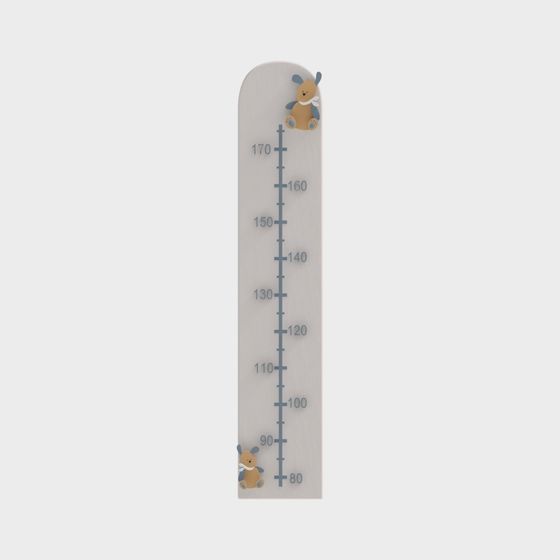 Whimsical Children's Growth Chart 3D model