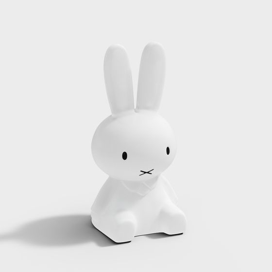 Charming 3D Model Rabbit for Creative Projects