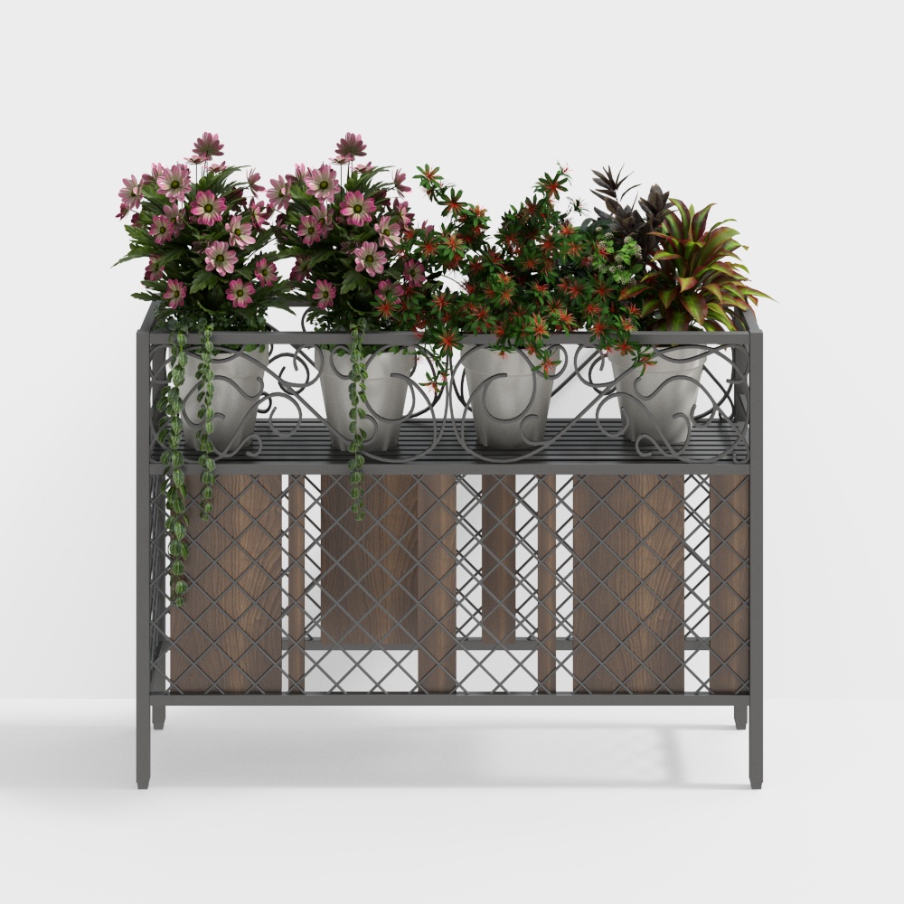 stand de flores exterior