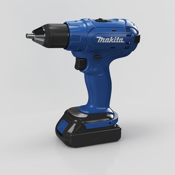 Makita Electric Screwdriver 3D model for Creative Projects