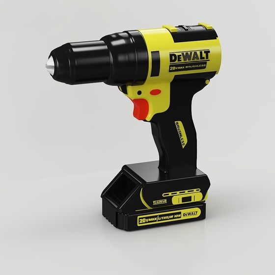 DeWalt 20V MAX Brushless Drill 3D model