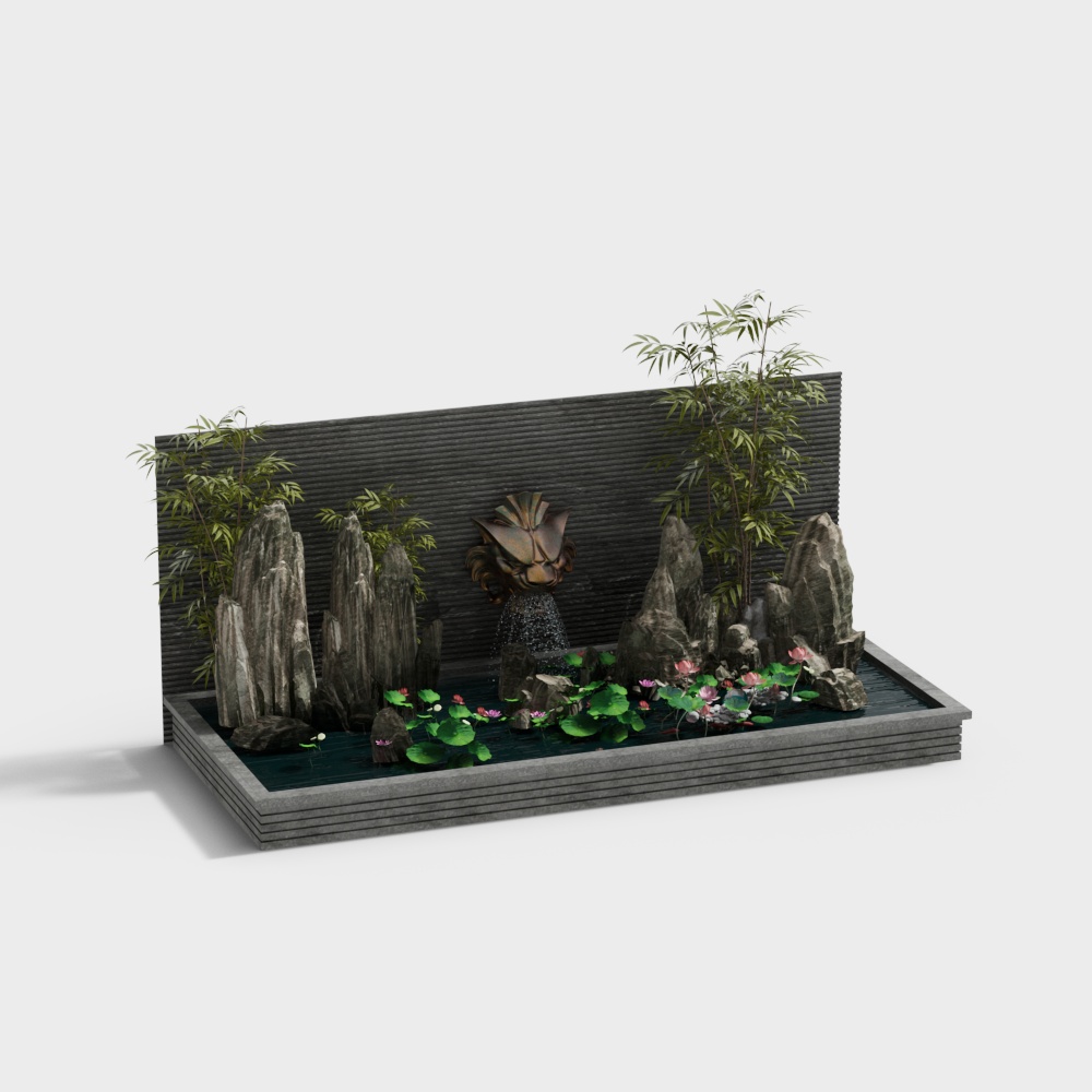 สเก็ตซ์ทิวทัศน์บ่อปลา