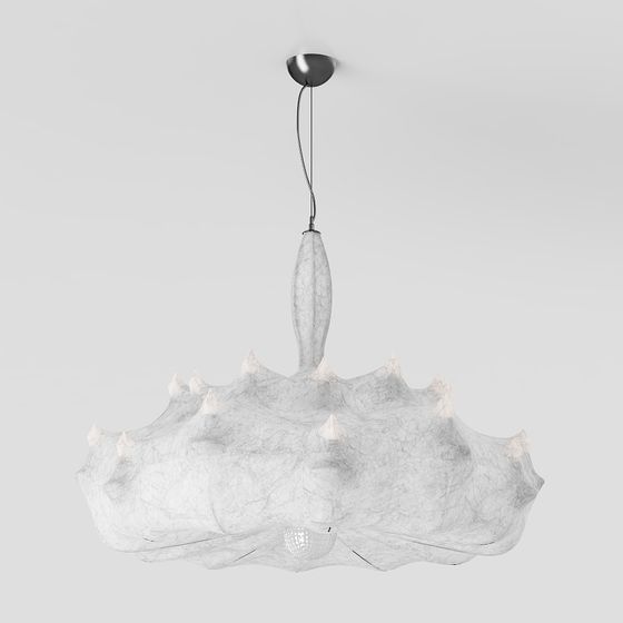 Unique Low-Poly Chandelier 3D model