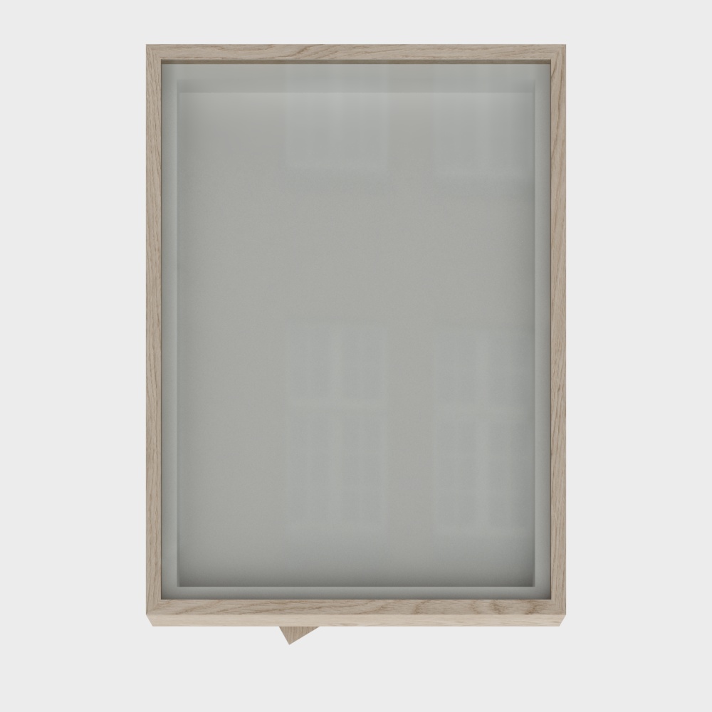 Come Home ARTY WOOD--14x2.5x19-clear + wood