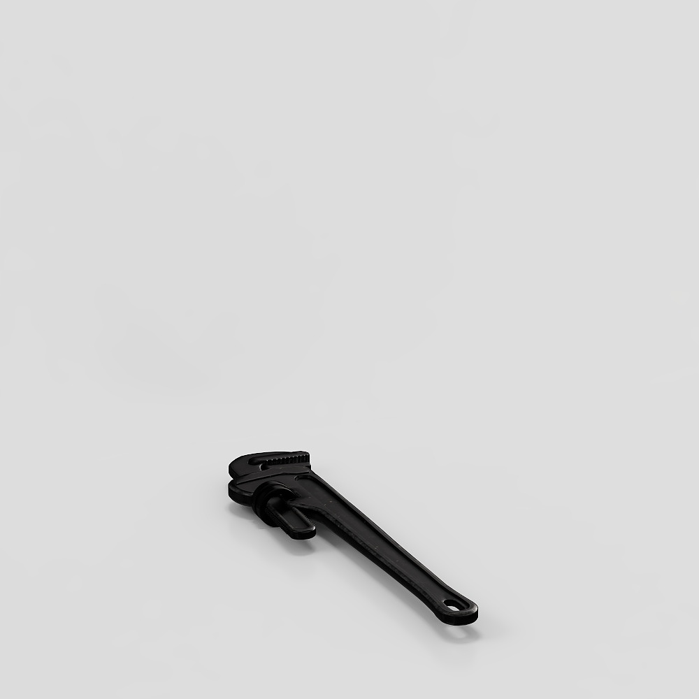 Industrial Wrench 3D Model