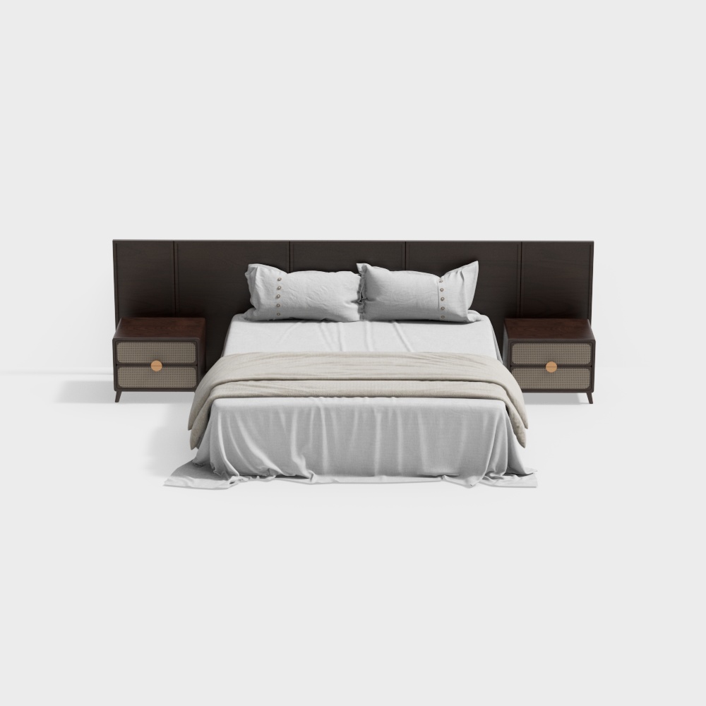 Wabi-Sabi Double Bed Set