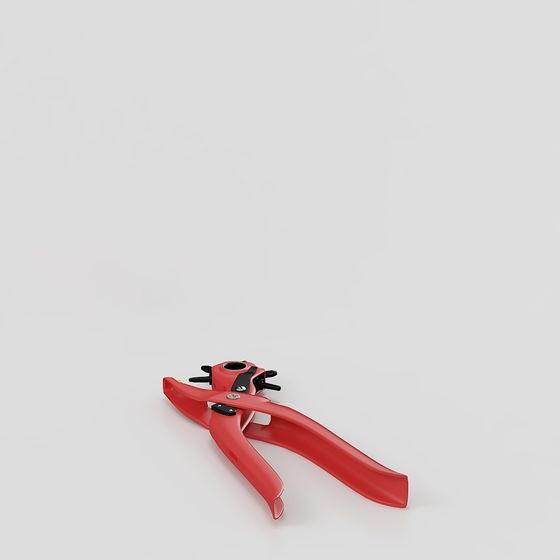 Red Pliers 3D model for Creative Projects