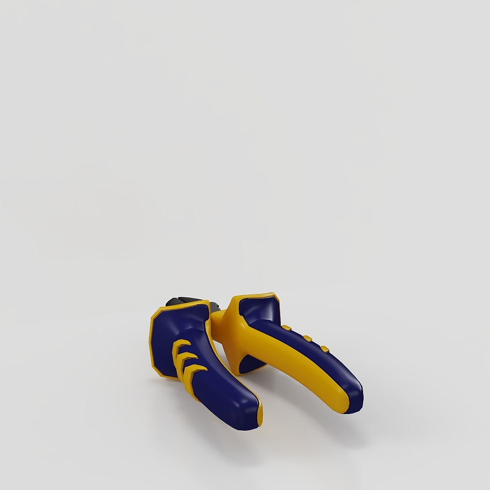 Futuristic CyberGrip 3D model for Creative Projects