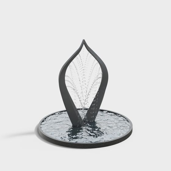 Water Dance 3D model - Low Poly High Detail