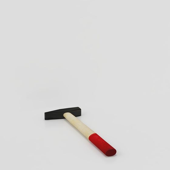 Stylish Low Polygon Hammer 3D model for Creative Projects