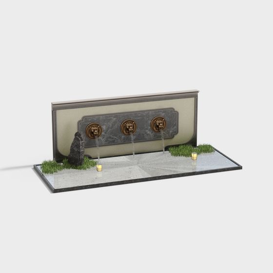 Royal Fountain 3D Model for Creative Projects