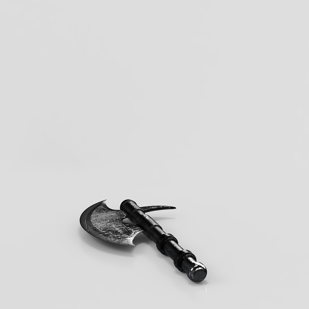 Ancient Battle Axe 3D Model