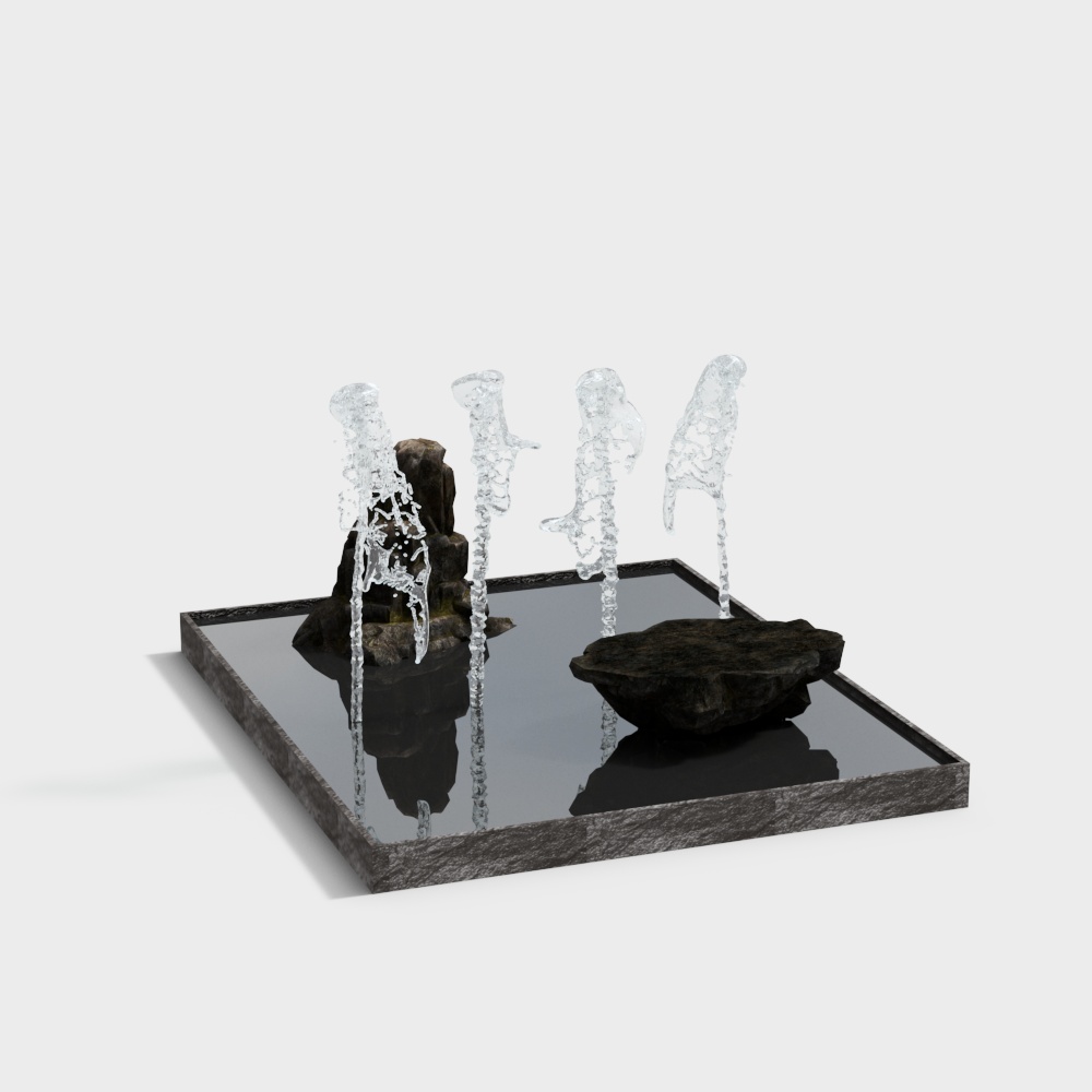 Landscape sketch pool