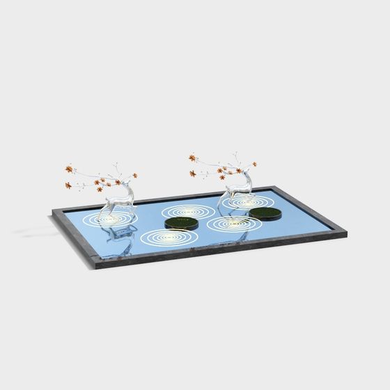 Lakeside Double Deer 3D model