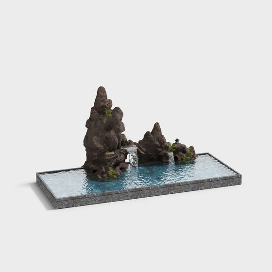 풍경 스케치 수영장