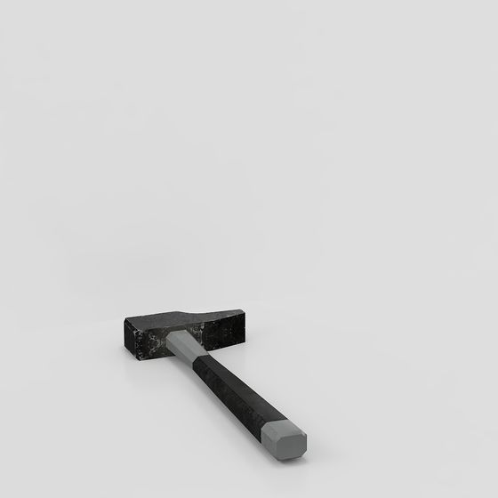 Stylish Industrial Hammer 3D model