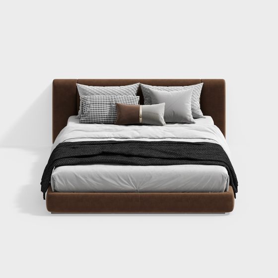 Urban Comfort Bed 3D model