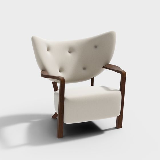 Cozy Lounge Chair 3D model