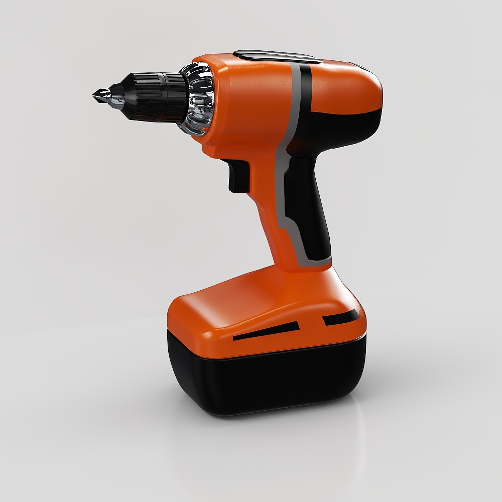 Stylish Electric Screwdriver 3D Model